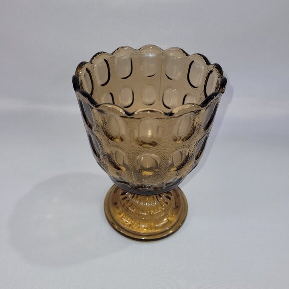 E.O. Brody Co M4200 Carnival Glass Vintage 8.25" Goblet Made USA - Picture 1 of 2